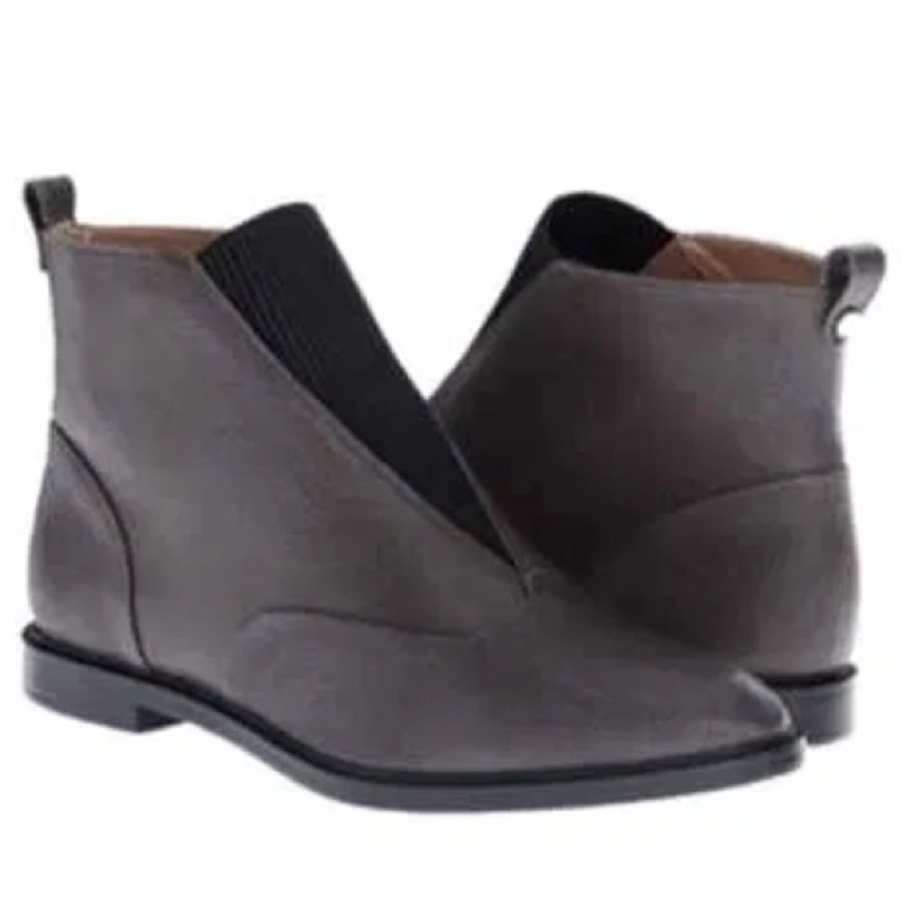 Calvin Klein Genuine Calf Leather Upper Leather Lined Pull-on Booties sz 6.5